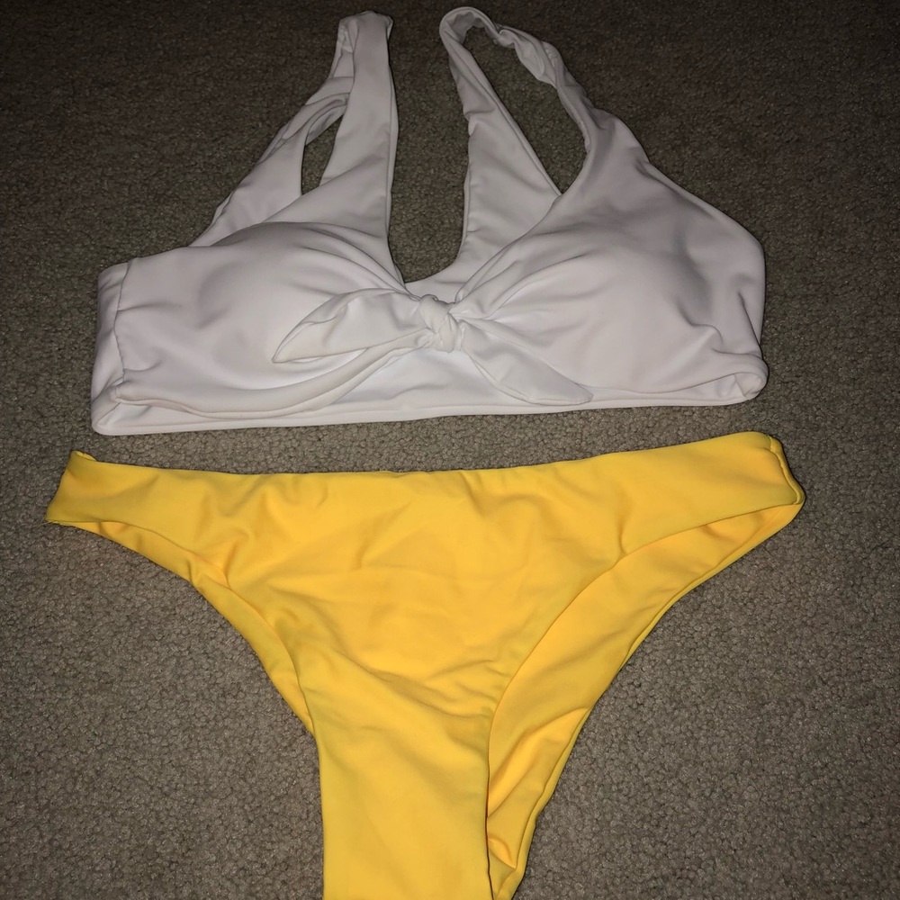 Zaful tie knot swim suit.